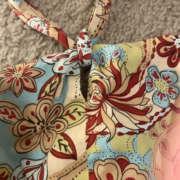 Ann Taylor Loft halter floral top- FREE with any other purchase - Picture 2 of 4